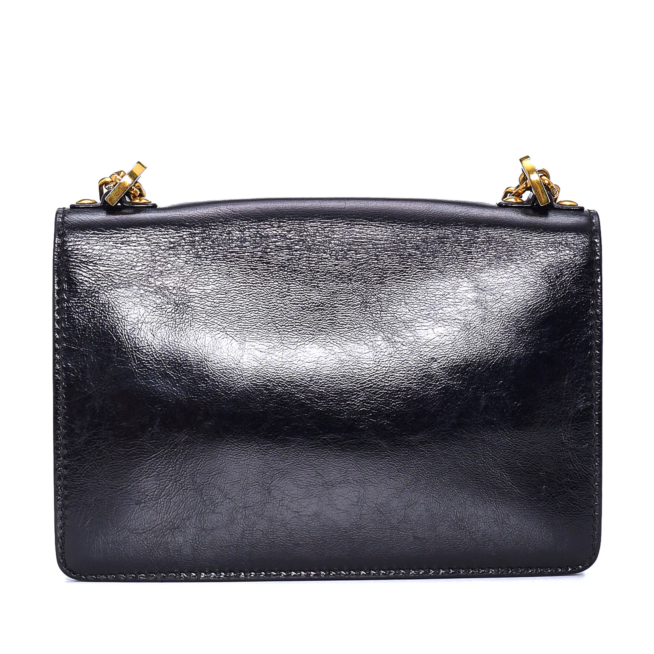 Christian Dior -  Black Leather J Adior Crossbody Bag